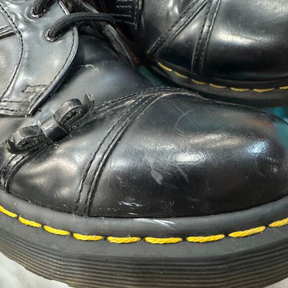 Dr. Martens Size 10 1461 Womens Bow Smooth Leather Oxford Shoes in Black - Picture 14 of 16